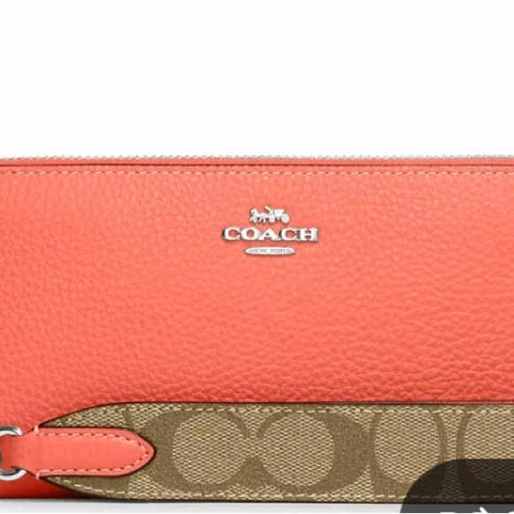teri coach purse coral and matching wallet - Picture 11 of 11